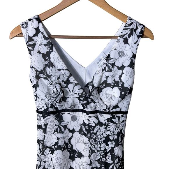 Charlotte Russe Y2K 90s Floral Midi Dress FITS MEDIUM (Tagged Large) - Picture 2 of 11